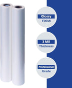TRULAM - PRO Grade Roll Laminating Film - 3 Mil - 43 inch x 250 feet with 3 inch Core - Clear Gloss Finish (P30G433)