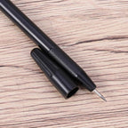 EXCEART Scratch Brush 10 Pcs Set Black Plastic Scratch Painting Pens for Art Drawing and DIY Creative Project Scratchboard Tools