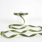 HUIHUANG Moss Green Satin Ribbon 1/2 inch X 50 Yards Continuous, Green Double-Faced Satin Ribbon for Gift Wrapping, Bows, DIY Crafts, Flower Bouquet, Wedding Bridal Shower Decor