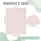 BENECREAT 8 Pcs 14 Count Plastic Canvas Sheets, 8 Colors Plastic Mesh Sheets, Eye Mesh for Embroidery Crafting, Cross Stitching, Knit Crochet Yarn Crafting, Rectangle, 8.3x11 Inch