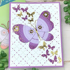 Cutting Dies for Card Making, Metal Scrapbooking Die-Cuts, DIY Bckground Frame Crafts Embossing Stencil, Paper Template Mold/Photo Album Arts Tool (Mini Butterfly-8.4x5cm)