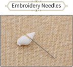 Threadhaven Cross-Stitch Kit 14CT Aida Counted Embroidery Complete Set with Fabric, Threads, Needles & Chart-Premium Beautiful Girls Design for Adults & Beginners- Butterfly Beauty 16.1''×20.8''