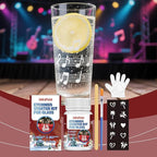 10oz Frosted Etch Starter Kit for Glass,Glassware Etching Kit Creates Permanent Etched Patterns,Art Mirrors Frosted Cream for Mirrors,Windows, Glass Etching Starter Medium for Intricate Designs