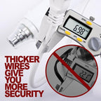 Mini Heat Gun, 300W Fast Heat Hot Air Gun with 6Ft Extra Thickened Cord and Overload Protection for DIY Craft Embossing, Vinyl Wrap, Shrink Tubing/Wrapping, Epoxy Resin, White