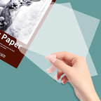 Crehatos 9" x 12" Tracing Paper, Translucent Tracing Pad, 75 Sheets 38lb/60gsm Vellum Art Paper