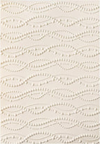 BAOFALI 3D Embossing Folder for Card Making,Abstract Art Geometric Wave Shaped Line Plastic Texture Fades Embossing Folder Template for Scrapbooking Cardstock Album DIY Decoration Paper Crafting