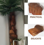 Cabilock 5PCS Realistic Artificial Palmae Bark Garden Decor Plant Accessory Home Decor Coconut Tree Barks Crafts for Displaygardens Landscaping