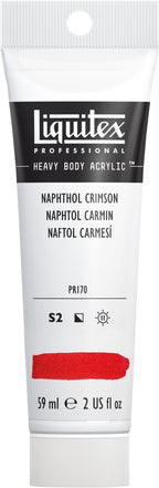 Liquitex Professional Heavy Body Acrylic Paint, 2-oz (59ml) Tube, Naphthol Crimson
