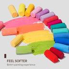 Paul Rubens Professional Soft Pastels, Handmade 72 Vibrant Colors Chalk Pastels Smooth and High Adhesion for Painting, Drawing, Blending, Crafting, Ideal Art Supplies for Artists, Beginners