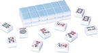 American Mahjong Tile Set with 166 Blue Back Tiles (1.2”, Tiles Only)