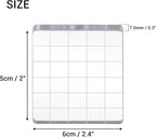 6 Pieces Stamp Block Clear Acrylic Stamping Blocks Tools Set with Grid Lines for DIY Crafts Scrapbooking Card Making Ornaments Stamping Projects
