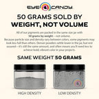 Eye Candy Pigments Premium White Mica Powder - Shiro White (25gr) - for Epoxy, Resin, Soap, Paint, Woodworking, Acrylic Pouring, Bath Bombs, Fishing Lures - DIY Arts and Crafts Additive