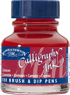 Winsor & Newton Calligraphy Ink, 30ml (1-oz) Bottle, Crimson
