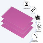 PATIKIL 2.1x3.3 Inch Anodized Aluminum Sheet Metal, 20Pcs Laser Plates Engraving Blanks 0.5MM Thin Rectangle for Crafting DIY House Laser Engraving, Purple