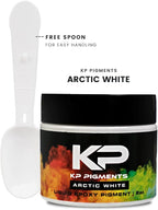Epoxy Pigment Paste for Epoxy Resin, Tint/Pigment Paste with Spoon for Arts and Crafts, Jewelry, Resin Woodworking and More! (Arctic White)
