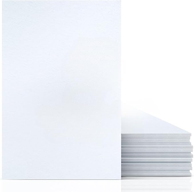 White Foam Board 11 x 14 x 1/8" (3mm) Inch, 15 Pack Acid-Free Foam Core Poster Board Sheets for Art, Crafts, Presentation, Vision Board, Signboard, and Party Decorations