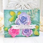 Cutting Dies Metal Stencils Scrapbooking Tools DIY Embossing Template for Paper Card Making Album Arts Crafts Supplies (Flower Set A-10.2x14.3cm)