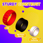 Fidget Toys Sensory Ring for Kids, Finger Spinner Rings Quiet Finger Spinne Fun Fidgets for Student Classroom Prize Stocking Stuffers (12PCS)