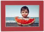 5.5x8.5 Mat for 8.5x11 Frame - Precut Mat Board Acid-Free Deep Red 5.5x8.5 Photo Matte For a 8.5x11 Picture Frame, Premium Matboard for Family Photos, Show Kits, Art, Picture Framing, Pack of 10 Mats