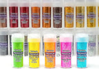 Hemway Polyurethane & Epoxy Resin Glitter Box (Pack of 54) | Fine Metallic Flakes Shaker Set for Arts & Crafts | Assorted Colour Craft Supplies for Making Cards, Jewellery, Tumblers & Coasters
