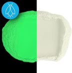 Glow in The Dark Pigment Powder - Neutral and Fluorescent Color for Art Painting, Fine Art, Nail Art Paint, and DIY Crafts - Long Lasting, 10+ Color Options - Neutral Green - (120 Grams/4 Ounces)