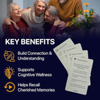 Conversation Starter Cards - Fun Prompts for Families, Friends, Seniors & Couples - Family Conversation Cards & Card Game for Couples (Volume 1)