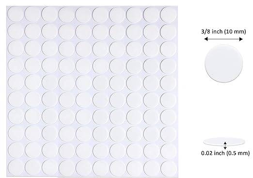 Adhesive Stick dots Two-Sided Sided Mounting Putty Stick Tack for Wall Hanging Crafts Balloons Festival Party Decorations,Clean Removable(0.39"*0.39"-800)