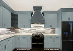 ALL-IN-ONE Paint, Durable cabinet and furniture paint. Built in primer and top coat, no sanding needed. Includes our 30 featured color card - Irish Garden (blue green), 8oz Sample