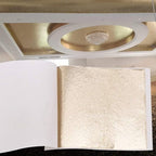 KINNO Gold Leaf Sheets, 600 Pieces Multipurpose 6 Colors Gilding Paper Leaf for Home, Wall, Frame, Ceiling, Furniture Decoration