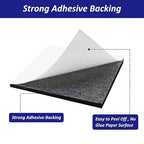 Foam Padding Sheets with Adhesive Backing - Self Stick Neoprene Insulation Foam,4PCS 3/4 Inch Thick X 4 Inch Long X 4 Inch Wide - Closed Cell Foam Sheet Square Pad