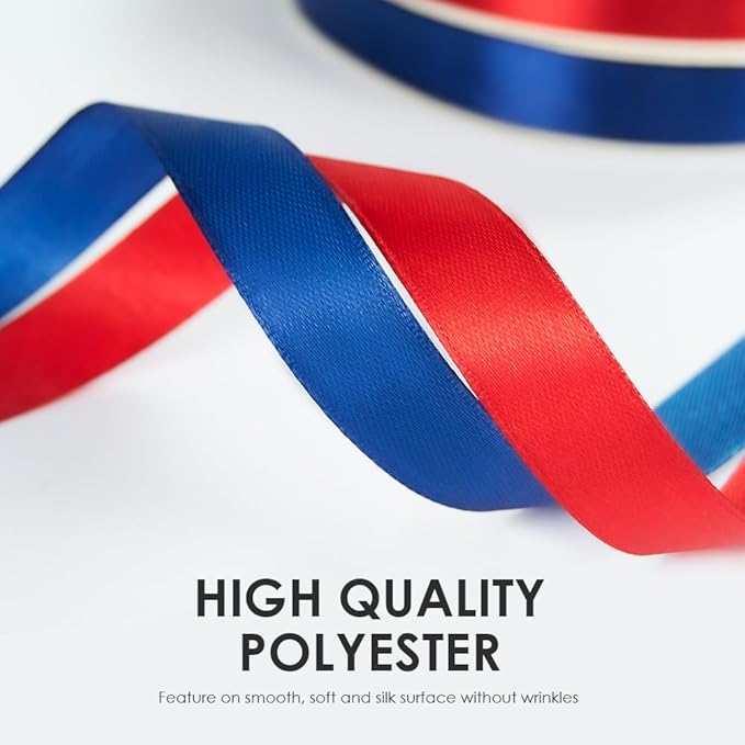 1/8" Wide x 100 Yards Single Face Polyester Satin Ribbon, Satin Ribbon for Crafts, Gift, Hair Bows, Wedding Party Decoration, Bow Making & Other Projects (Black)