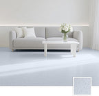 Epoxy Colored Sand Floor Paint, Epoxy Floor Paint High Gloss Marble Effect Coating for Indoor and Outdoor, Wear-resistant and non-slip Self-leveling Coating White 35OZ(1KG)