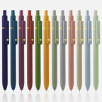 12 Pcs Gel Pens 0.5mm Quick Dry Black Ink Pens Fine Point Smooth Writing Pens, Cute Office and School Supplies Gifts for Women Teacher Students (12 Pcs Morandi and Vintage Gold)