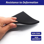 Foam Padding Sheets with Adhesive Backing - Self Stick Neoprene Insulation Foam,4PCS 3/4 Inch Thick X 4 Inch Long X 4 Inch Wide - Closed Cell Foam Sheet Square Pad