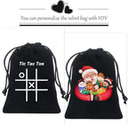 HRX Package 20pcs Velvet Drawstring Bags, 5x7 inches Velvet Pouches for Jewelry Gift Packaging (Black)