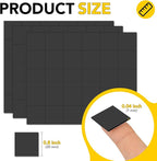 DIYMAG Magnets with Adhesive Backing,300Pcs Adhesives Magnet Squares for Whiteboard Crafts Small Magnetics Tape Magnetic Sheets Magnetism Strips Stickers for Classroom Refrigerator 0.8 x 0.04inch
