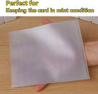 aoG Mahjong Card Holder for Mah Jongg Hands and Rules, Non Glare, PVC Plastic, Soft, Durable, 2025 (Large - 4 pcs)