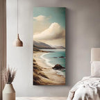 PHOENIX 10x30 Inch 3 Pack Gallery Canvas - 1.5 in Thick Large Skinny Canvases for Painting - Deep Edge 100% Cotton 11 Oz. Gesso Primed White Blank Professional Canvas Oil & Acrylic Paints