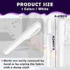 Sewing Chalk for Fabric, Wipeable and Washable Fabric Chalk for Sewing, Etailed Marking on Fabrics, Cottons, Leathers - White