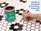 Grout Pen Brown Grout Paint: Waterproof Tile Paint Grout Refresh Restorer for Floor, Kitchen & Bathroom Shower Tiles - Brown - Can Size for Larger Projects - 125ml (4.2oz)