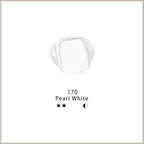 Artecho White Acrylic Paint, Pearl White (120ml / 4.05oz) Tubes, Art Craft Paints for Canvas, Rock, Stone, Wood, Fabric, Art Supplies
