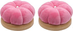 Uxney Pin Cushion,Wooden Sewing Pin Cushion Pincushion Needle Cushion for Sewing Quilting Needlework DIY Crafts(Pink,2 PCS)