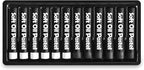 Mifuner Soft Oil Pastels Set (12 Sticks,2 Colors),Colors Heavy Oil Pastels Vibrant and Creamy,Pastel Art Supplies for Artists,Gallery Oil Painting Stick,Adult Art Drawing White and Black