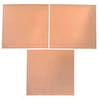 EAGLE 1: 12" x 12" 26 Gauge Sheet Metal Squares (3 Pack Per Order, Multiple Colors) Great for Arts, Crafts, DIY Home or Work Projects (18" X 18", Copper)