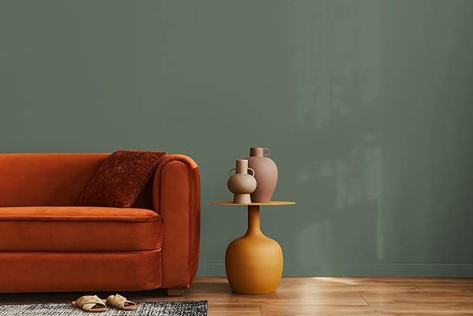 EVOLVE Paint & Primer: Environment-friendly, Eggshell with One-coat Coverage for Interior & Exterior surfaces (Ivy Green, 5-Gallon)