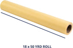 Pacific Arc Tracing Paper Roll, Yellow, 18 Inch x 50 Yard Roll