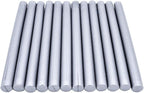 Large Silver Sealing Wax Seal Sticks for Standard Size Glue Gun, Homemade Wedding Invitation Wax Seals - Pack of 12