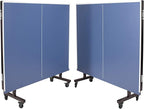 JOOLA Inside Professional MDF Indoor Ping Pong Table with Quick Clamp Table Tennis Net and Post Set - 10 Minute Easy Assembly - Tournament Quality - Foldable with Single Player Playback Mode
