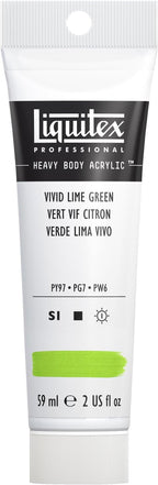 Liquitex Professional Heavy Body Acrylic Paint, 2-oz (59ml) Tube, Vivid Lime Green