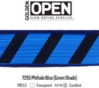 OPEN Slow-Drying Acrylics by GOLDEN, Phthalo Blue/G.S., 5 fl oz. tube, Professional Acrylic Paint, Transparent